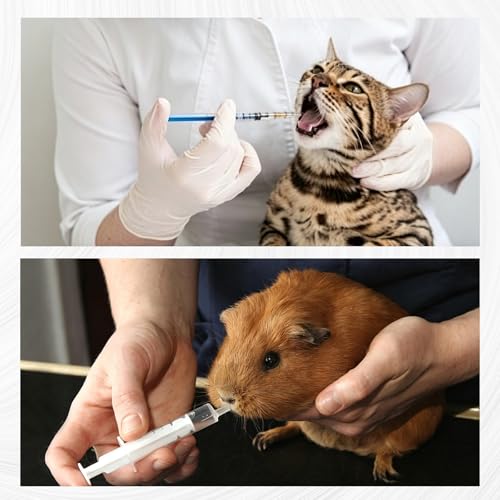 30Pack 1ml Syringe for Liquid, 1cc Plastic Small Syringe without Needle | Sterile & Individually Wrapped, Use for Colostrum Collect, Scientific Labs, Pet Feeding, Oral - size: 1ML