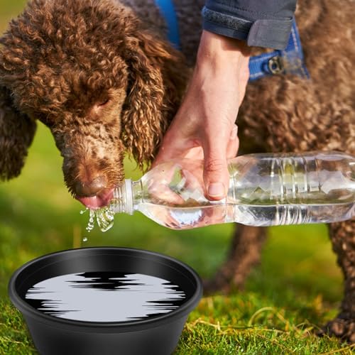 4pcs Rubber Feeder Pan - 4 Quart Durable Rubber Feed Pan, Resistant Animal Feed Bowl, Suitable for Horses, Goats, Chicken, Cats, Dogs, Dust Bath Container
