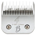 Detachable A Series 4 Blade Dog Grooming Skip Tooth Cuts Length 3 3/8" - 9.6mm Japanese High Carbon Steel Dog Grooming Blade Supplies | Detachable Blade Clippers (Compatible A5 Series(B4) - color: 4 (3/8" or 9.6mm) Skip Tooth