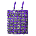 Horse Tough Super Tough Bottom Three Sided Slow Feed Hay Bag Opening 3" X 3" Size 22" X 25.5" X 9" - color: Purple
