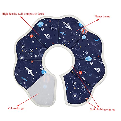 Soft Cat Cone, Adjustable Recovery Collar After Surgery to Prevent Licking Wound, Protective Cat Neck Cone, Comfortable Pet Elizabethan Collar for Cats Kittens and Puppies (S) - size: S (Neck: 4.8-8.7 in)
