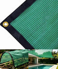 70% Green Shade Cloth with Grommets, 12 FT X 6 FT UV Blocking Mesh Tarp | Heavy Duty Shade Cover for Garden,Patio, Plant Cover, Tomatoes, Barns Kennel, Greenhouse - size: 12FT X 6FT