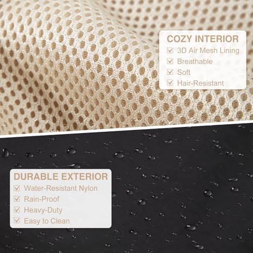 Dog Sling Carrier, Small Dog Carrier Sling for Cats & Puppies 16 lbs, Dog Carry Bag with Pockets, Light Water-Resistant Nylon, Pet Sling Carrier for Senior Pet Walks,Travel, Crowds,Home(Charcoal Gray) - color: Charcoal Gray