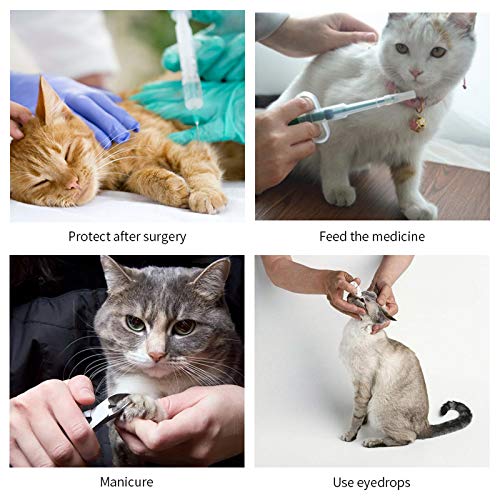 Adjustable Dog Cat Cone,Soft Recovery Cat Cone Collar,Dog Protective Collar for Cats and Puppy Surgery,Pink,Small - color: Pink, size: Small