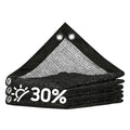 Amgo 30% Black Shade Cloth Custom Size 4FT x 4FT Mesh Tarp, UV Resistant Netting with HDPE Material and Upgrade Grommets for Plant Cover, Greenhouse, Chicken Coop, Barn, Kennel, Garden. - color: Black, size: 4' x 4' Custom Size