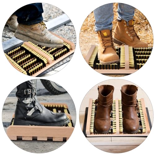 Boot Scraper - Outdoor Shoe Scrubber Cleaner Brush Clean Polish Cleaner Brushing Machine