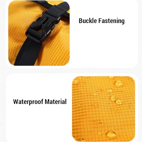 Lixada Climbing Quickdraw Hanging Storage Bag Climbing Gear Organizer Bag Small Tools Organizer Pouch - color: Yellow