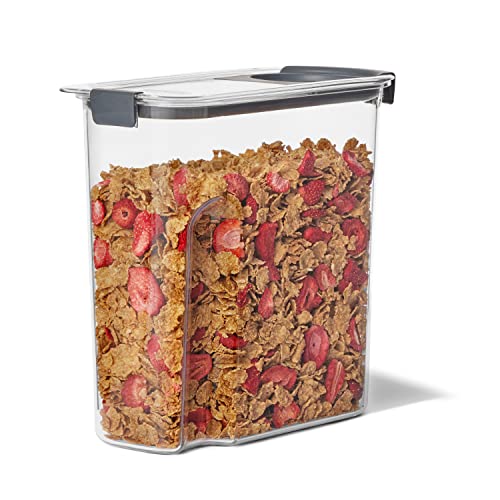 Rubbermaid Brilliance Airtight Cereal Food Storage Container, Shatterproof, BPA-Free and Dishwasher-Safe, 32oz Capacity - size: 18 Cup