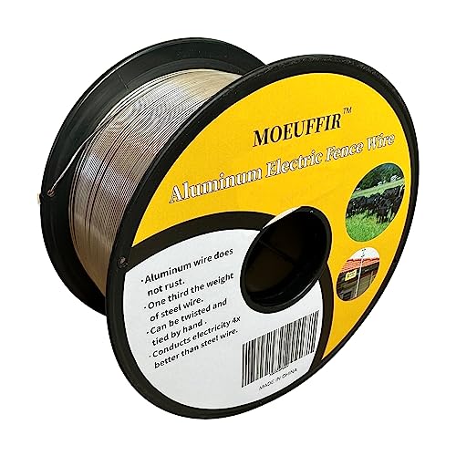 1640 ft(500m) 16 Gauge (1.6mm) Aluminum Wire for Electric Fencing (1640 ft 16 Gauge (1.6mm)) - color: 1640 ft 16 Gauge (1.6mm)