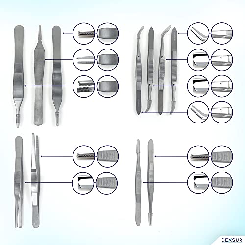 Professional Dissecting Kit Anatomy - 160 Piece Stainless Steel Biology Instruments Set for Medical & Veterinary Training