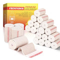 FRESINIDER Premium Elastic Bandage Wrap 3 Inch, 24 Pack, Hook and Loop | Versatile 3-Inch Cotton Compression Wrap for Ankle, Wrist and Elbow; Bulk Box for Clinics, Teams and First-Aid Stations. - color: 24 Pack X 3 Inches
