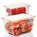 Pikanty Leftover Storage Containers Set of 2, 25 oz Meal Prep and Lunch Containers with Lids, Stackable, Freezer and Dishwasher Safe, Made in USA - style: 2 Containers