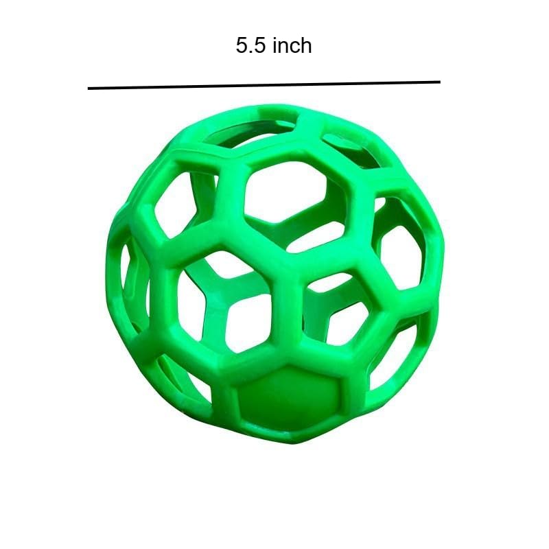 Horse Hay Feeder Ball with Rope, Durable Plastic Slow Feeding Ball for Horses, Equine Chew & Foraging Enrichment, Ideal for Hens Coop Goose Duck Large Birds (Blue)