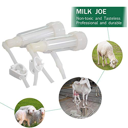 3L Goat Milking Machine,Pulsation Vacuum Electric Milker(Plug-in) | Stable Suction with Stainless bucket