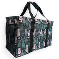 Large Collapsible Tote - color: Pattern Kittens