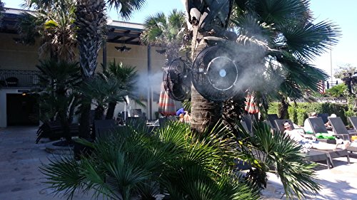 Fan Mist Kit - Low Pressure Misting Ring - DIY Fan Mist Ring with Brass/Stainless Steel Nozzles (Mist Fan Ring - Stainless Steel - 12 Inch Diameter)