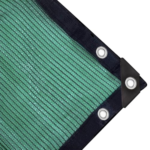 70% Green Shade Cloth with Grommets, 10 FT X 14 FT UV Blocking Mesh Tarp | Heavy Duty Shade Cover for Garden,Patio, Plant Cover, Tomatoes, Barns Kennel, Greenhouse - size: 10FT X 14FT
