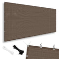 SUNNY GUARD Shade Cloth Custom Size 4x8 FT Sun Shade Screen Fabric Shade Cover Tarp with Grommets for Pergola Backyard Garden, Mocha(We Customized) - color: Brown, size: 0 4'×0 8'（4FTx8FT)
