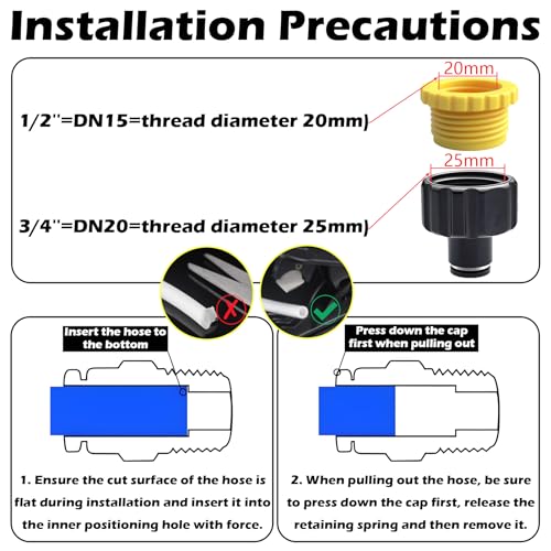 CESFONJER Automatic Atomization Drip Irrigation Kit, 360° Adjustable Irrigation System Kit with 12mm Quick Connect Adapter for Watering Lawn Terrace Garden System