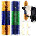 2pcs Livestock Scratch Brush, Horse Scratching Post for Grooming | Goat Brush Help Stay Comfortable on the Back of Livestock Cattle Scratch for Goat, Cow, Sheep, Pig and Other Animals