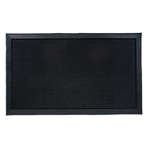 DII Rubber Doormats Collection All Weather, 18x30, Knobby - color: Knobby, size: 1'6" x 2'6" (Rectangular)