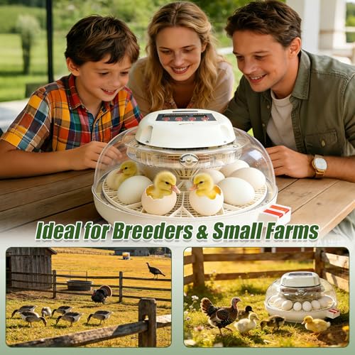 JGT360 Large Goose Egg Turner Tray for Nurture Right 360 Incubator, 10 Egg | 10 Egg Capacity Heavy Breed Jumbo Goose Egg Tray, Stable Egg Support for Improved Hatch Rate