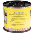 Electric Fence Polywire, 3280FT 6-Strand Stainless for Livestock | Farms & Ranches, 1000M Length, 6 Stainless Steel Strands, High Visibility Red & White, Fits Horses, Cattle, Sheep & Goats