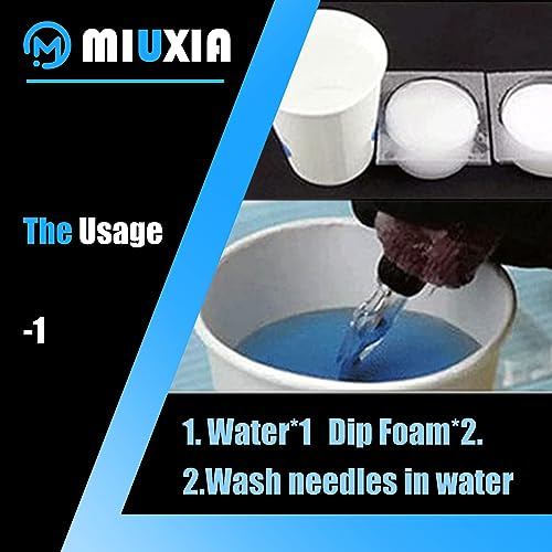 Dip Foam - 24Pcs Dip Cups Rinse Caps Tip Rinse Dip Clean | Professional Cartridge Dip Foam Cleaning - size: 24PCS