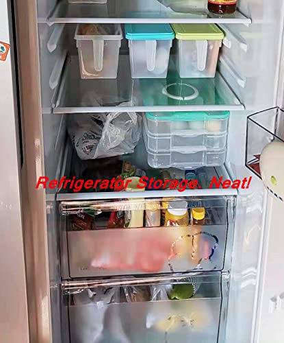 Egg Storage Container for Refrigerator, 3-Layer Deviled Egg Tray, Stackable Fridge Egg Organizer with Lid and Handle, Extra Large Holder, 60 Count Eggs Keeper(green 3 layer) | 3-Layer, 60 eggs, Stackable Storage Holder with Handle for Refrigerator for Cam