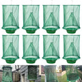8 Ranch Fly Traps Outdoor Hanging, Reusable Stable Horse Fly Catcher Cage | Flies Control Killer Repellent with Food Bait Tray for Barn, Orchard, Farm, Horse, Patio - size: 8 pack