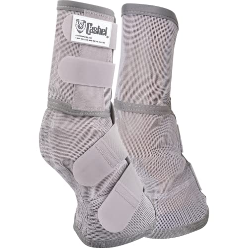 Cashel Crusader Horse Fly Leg Guards Pony Grey - color: Grey, size: Large Pony