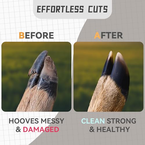 Goat Hoof Trimmers & Farrier Shears, Hoof Trimmers For Goats and Sheep | Multi-Purpose Goat Hoof TrimmerShear Garden Wire Pipe Cutting Tool-Curved Blade - color: Curved Blade