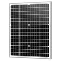 Newpowa 10BB 35W 12V Solar Panel High-Efficiency Monocrystalline PV Module Designed for Off Grid System, Charge Your Battery of RV, Boat, Camper, Trailer, Gate Opener - size: 35W 12V Single Panel