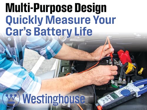 Westinghouse RMS Digital Auto-Ranging 6000 Counts Clamp Meter and Dual Range Non-Contact Voltage Detector