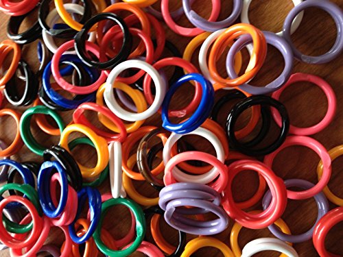 50 Poultry Spiral ID 11 Leg Bands Most Size Chickens 11/16" 17mm