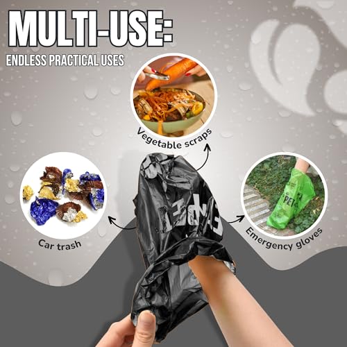 Pet N Pet Poop Bags for Dogs, 1080 Count, Plant Based, Black 9x13 Thick | 41%, 59% PE, Extra, Rolls, Unscented, Waste, Leak-Resistant, Tear-Resistant, Easy-Tear Design, Durable, dog waste bags - color: Black - Unscented