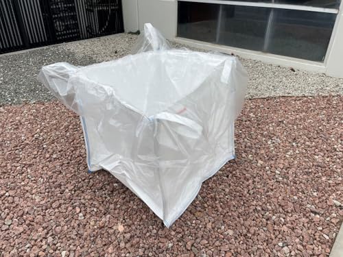 Sandbaggy 170 Gal. Concrete Washout Bag w/Plastic Liner - UV Protected (35" x 35" x 30") - 3000 lb Weight Capacity (1)