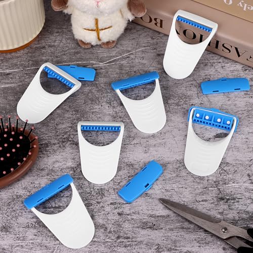 48 Pcs Horse Clippers Horse Grooming Razor Disposable Grooming Razor Horse Trimmer Shaver Kit Fit for Horse Dog, White&Blue