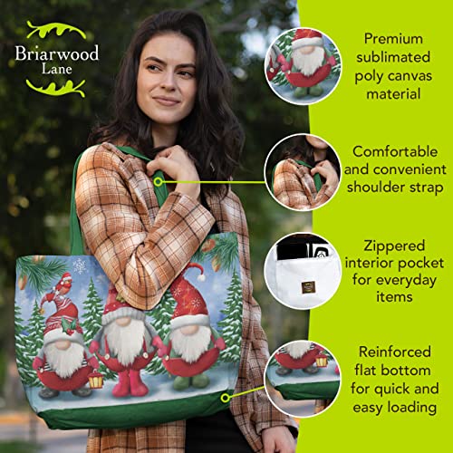 Briarwood Lane Tote Bags 14" x 15" x 7" 2022 Collection - color: W Gnomes