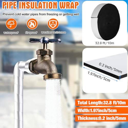 Relaxweex 55w Bird Bath Heater with Fountain for Outdoors in Winter Submersible Bird Bath Deicer Pond Deicer with Thermostatically Control Tape Cord Cover for Chicken Livestock Garden Anti Freezing