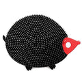 Norpro Hedgehog Silicone Dish Brush - color: Black (Hedgehog)