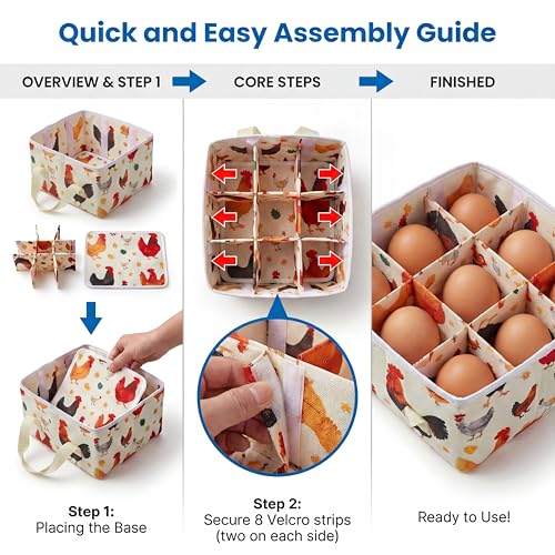 Egg Collecting Basket for Kids, Egg Collection Bag for Gathering Fresh Eggs - color: Color 8(2 Pack)
