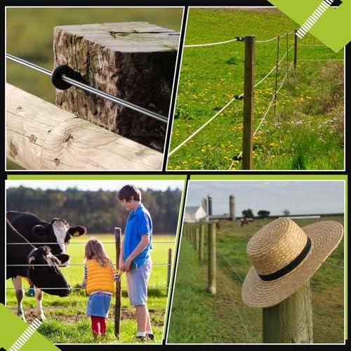 Blulu 14 Gauge Aluminum Electric Fence Wire 1640 ft for Garden Electric Chicken Craft Wire Fence Aluminum Magnesium Alloy High Conductivity and Longevity - size: 14 Gauge 1640ft