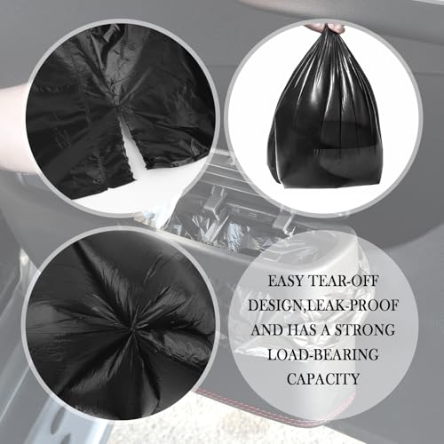 120PCS Mini Cars Trash Bag,Thickened & Tear-Resistant Cars Garbage Bag for Keeping Vehicle Tidy,Portable Car Trash Can Bags Automotive Accessories for Car,Desktop,Outdoor