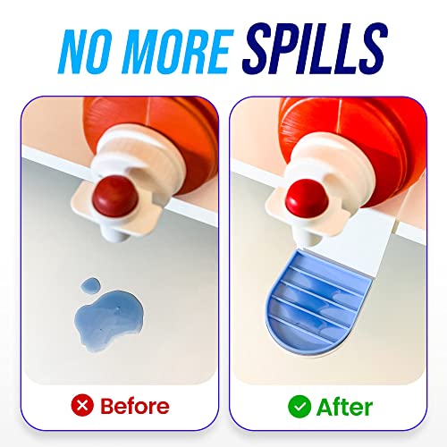 Simplation [2 Pack] Laundry Detergent Cup Holder, Detergent Drip Catcher | (Slide Style) No More Mess or Leaks, Laundry Detergent Cup Holder, Drip Catcher - style: Slide Style