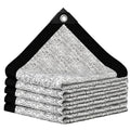 Shade Cloth-80% Aluminum Sunblock Neting,Durable Mesh Tarp with Grommets,Shade Cloth for Garden,Car, Outdoor Pergola,Greenhouse,Chicken Coop and Dog Kennel(Silver) - size: 10×33FT