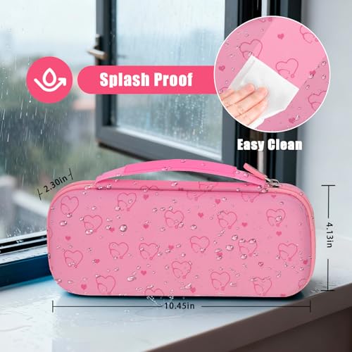 Stethoscope Case for 3M Littmann/for MDF,Nursing School Essential Organizer‌ | For Classic III Monitoring/Lightweight II S.E/Cardiology IV Diagnostic/Acoustica,Doctor/Student/Clinical Use, Case Only, Pink - color: Pink