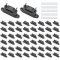 Electric Fence Tape Clamp Tensioner Insulator, 50 Count