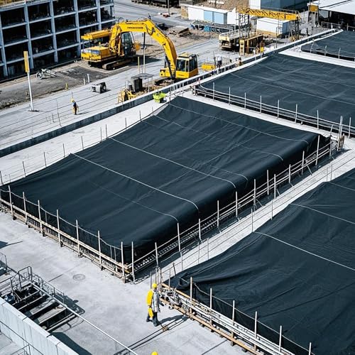 winemana Black Shade Cloth 30x30 FT– 90% Sun Shade Mesh Tarp for Greenhouse, Garden, Patio, Dog Kennel, Chicken Coop, and Outdoor Protection, Plants Cover Shade Netting with 2 Reinforced Grommets - size: 90%-30 FT x 30 FT