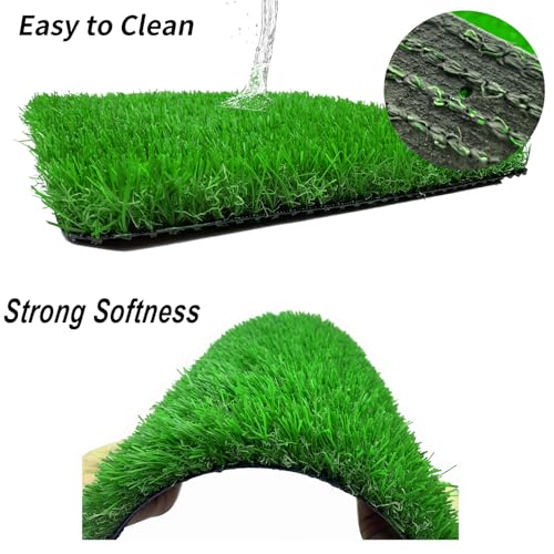 8 Pack 12"x12"x1.2" Chicken Nesting Pads for Laying Eggs, Washable Artificial Grass Carpet Synthetic Turf Mat Nest Box Bedding for Chicken Coop